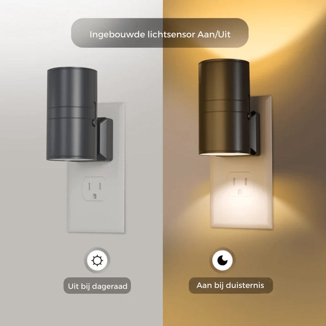 Sento LED Stekkerlamp | Dimbaar met Automatische Sensor