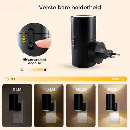 Sento LED Stekkerlamp | Dimbaar met Automatische Sensor