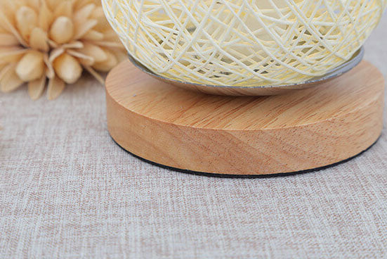 Sento Tafellamp | Rotan & Hout, Japandi-Stijl