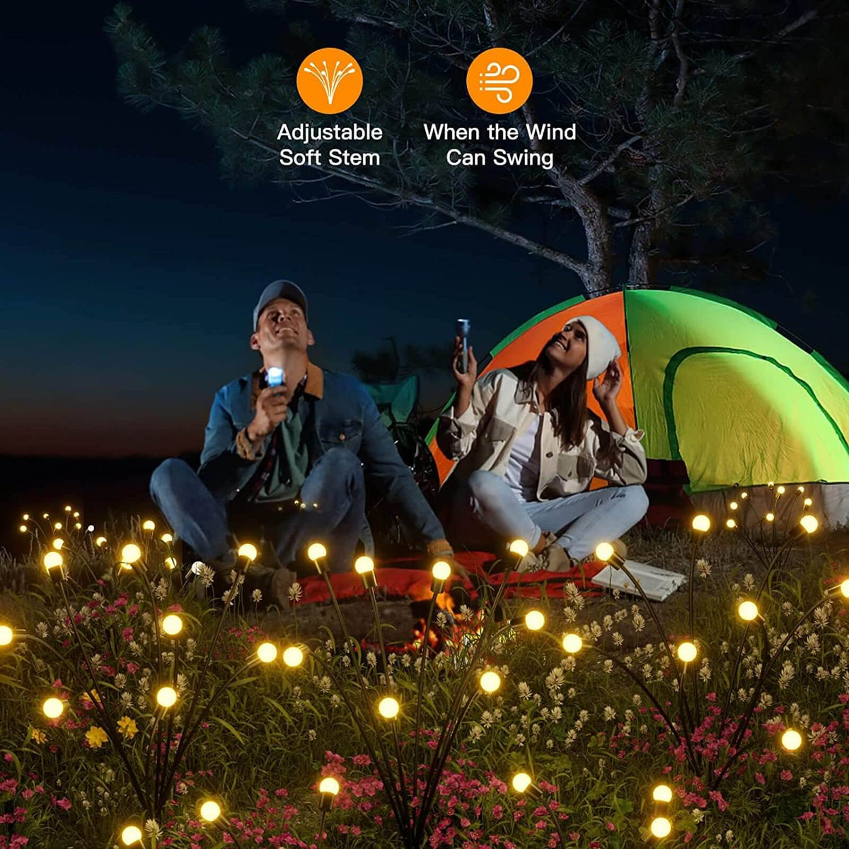 SolaTuin LED Buitenlamp | Solar, Wit Licht, 6-10 LEDs