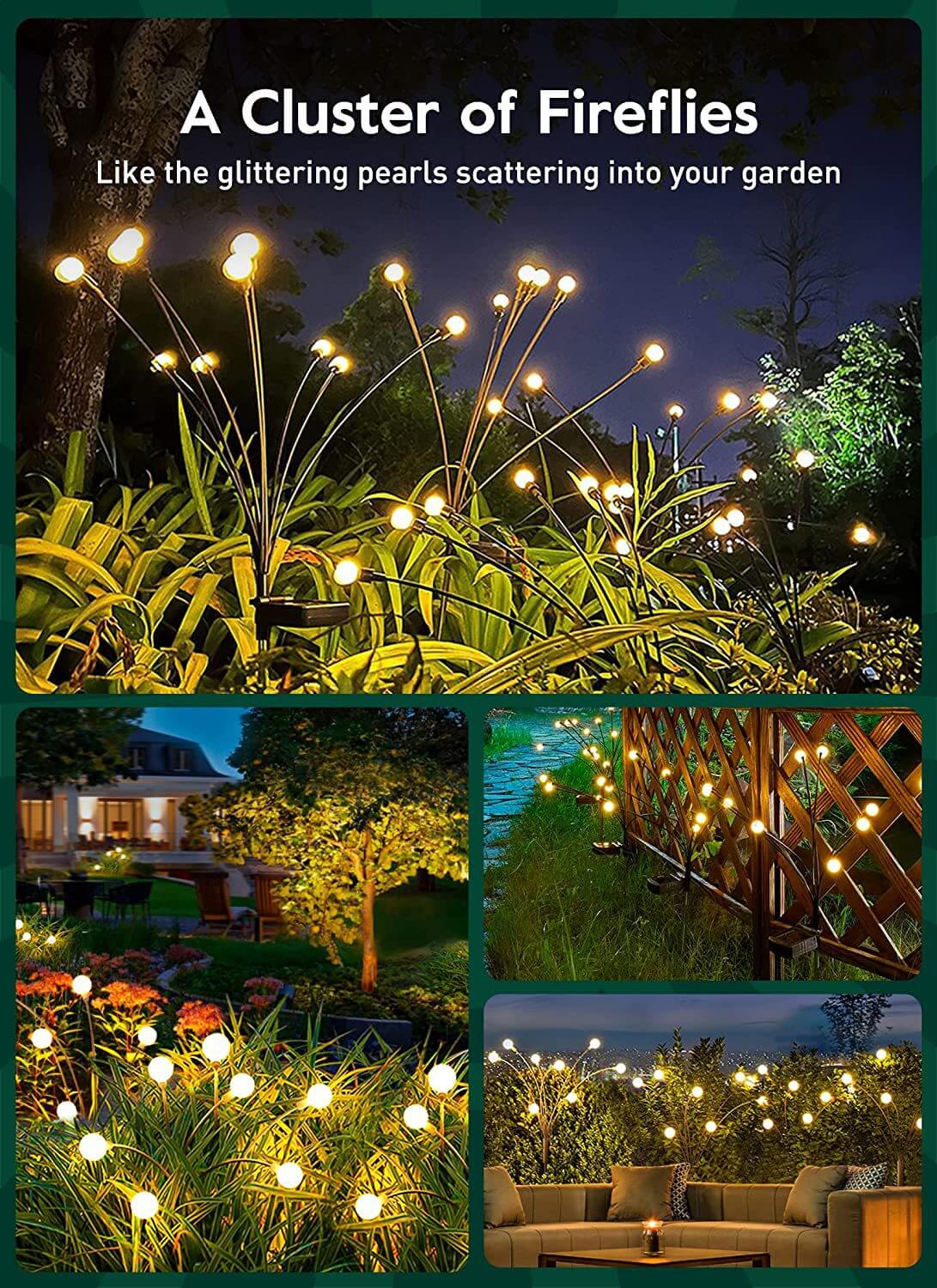 SolaTuin LED Buitenlamp | Solar, Wit Licht, 6-10 LEDs