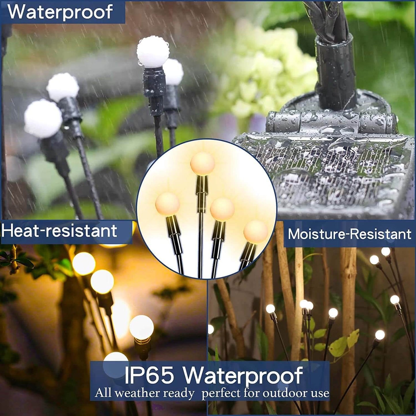 SolaTuin LED Buitenlamp | Solar, Wit Licht, 6-10 LEDs