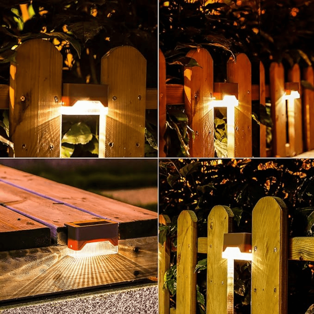 Sola Buitenlamp | Zonne-energie, Automatische Sensor, IP65 Weerbestendig, 4-Pack