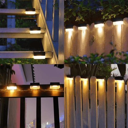 Sola Buitenlamp | Zonne-energie, Automatische Sensor, IP65 Weerbestendig, 4-Pack