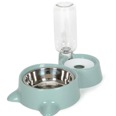 Comfortabele 2-in-1 voerbak voor honden en katten