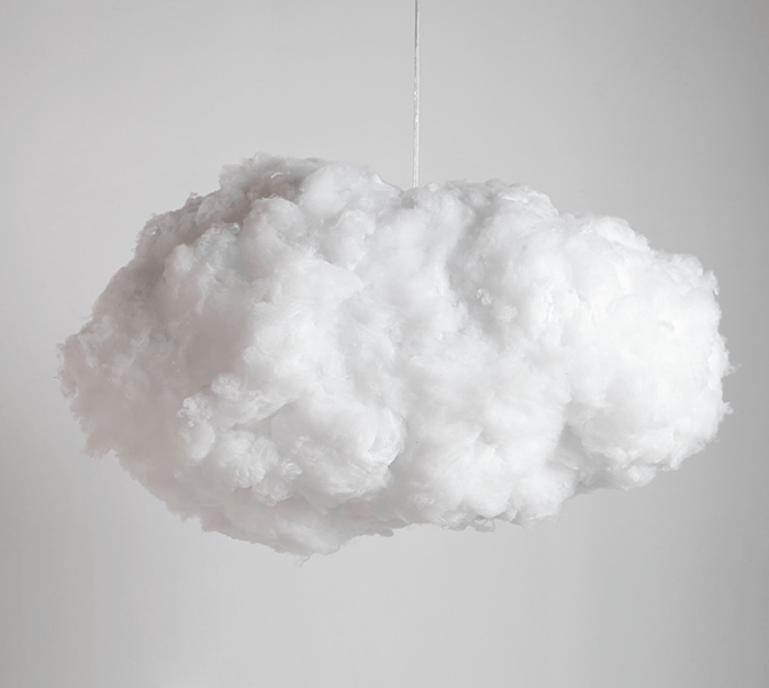 Wilo Hanglamp | Katoen Wolken Design, Warm Wit Licht