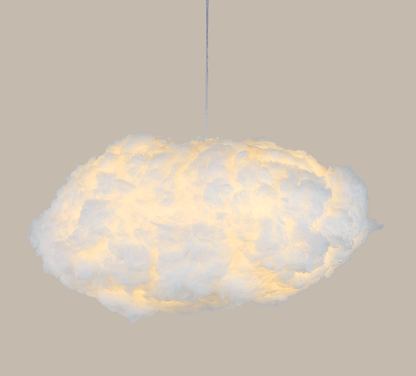 Wilo Hanglamp | Katoen Wolken Design, Warm Wit Licht