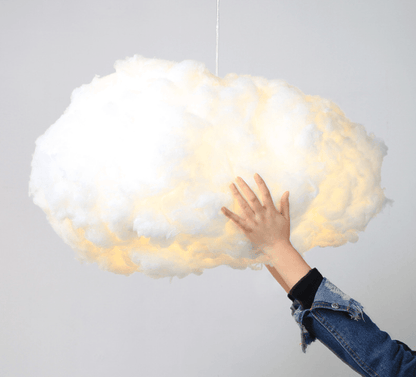 Wilo Hanglamp | Katoen Wolken Design, Warm Wit Licht