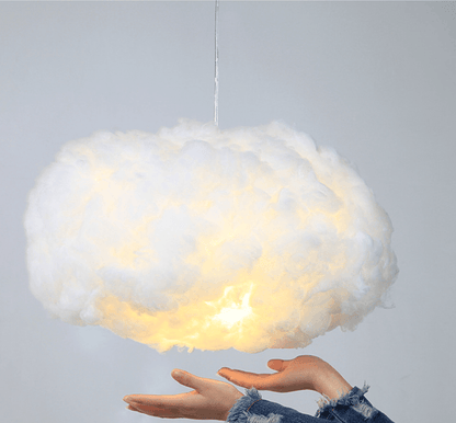 Wilo Hanglamp | Katoen Wolken Design, Warm Wit Licht