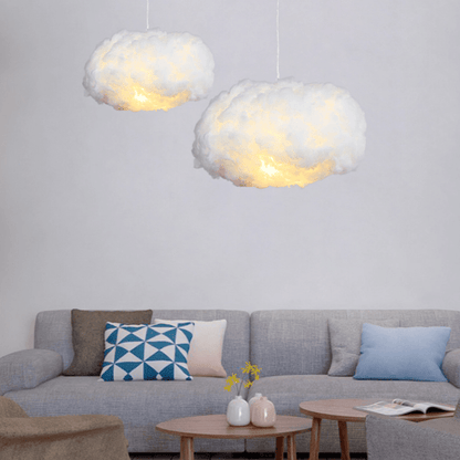 Wilo Hanglamp | Katoen Wolken Design, Warm Wit Licht