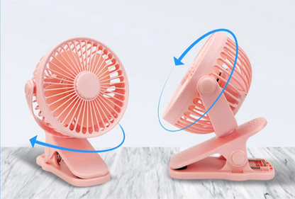 Compacte USB-bureaubladventilator – stille verkoeling voor je bureau