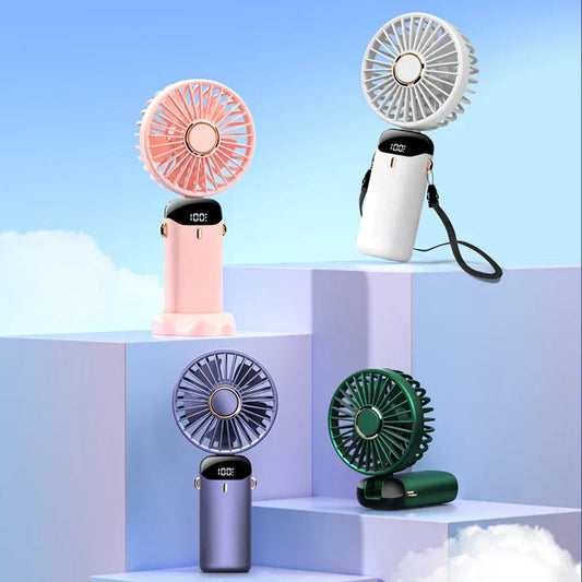 Mini ventilator voor verfrissing onderweg