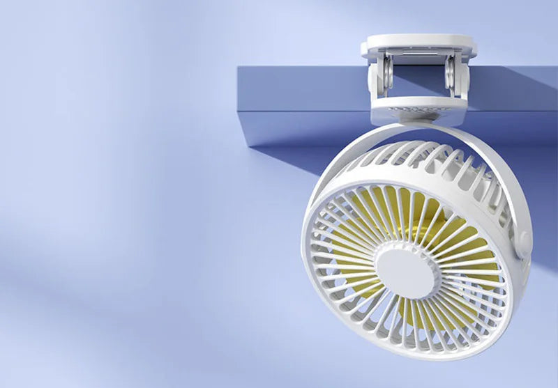 Compacte USB-bureaubladventilator – stille verkoeling voor je bureau