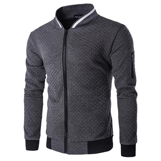 Simons - trendy geruit vest met opstaande kraag