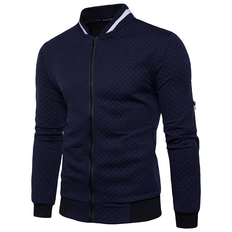 Simons - trendy geruit vest met opstaande kraag