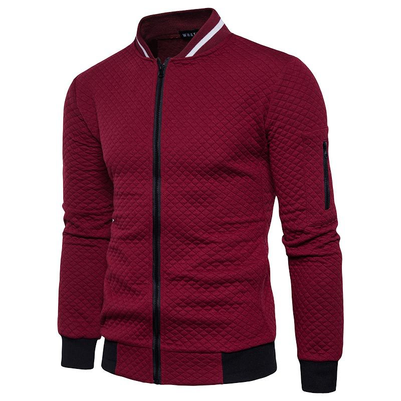 Simons - trendy geruit vest met opstaande kraag